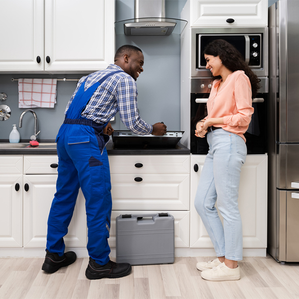 can you provide an estimate for cooktop repair before beginning any work in Orange OH